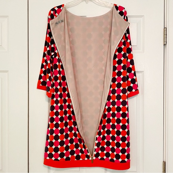 EUC LIKE NEW Eliza J Octogan Print Dress 12 - Picture 8 of 10